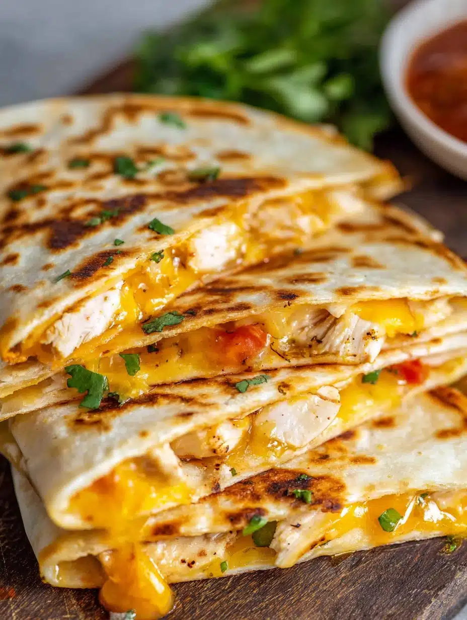 Cheesy Chicken Quesadilla