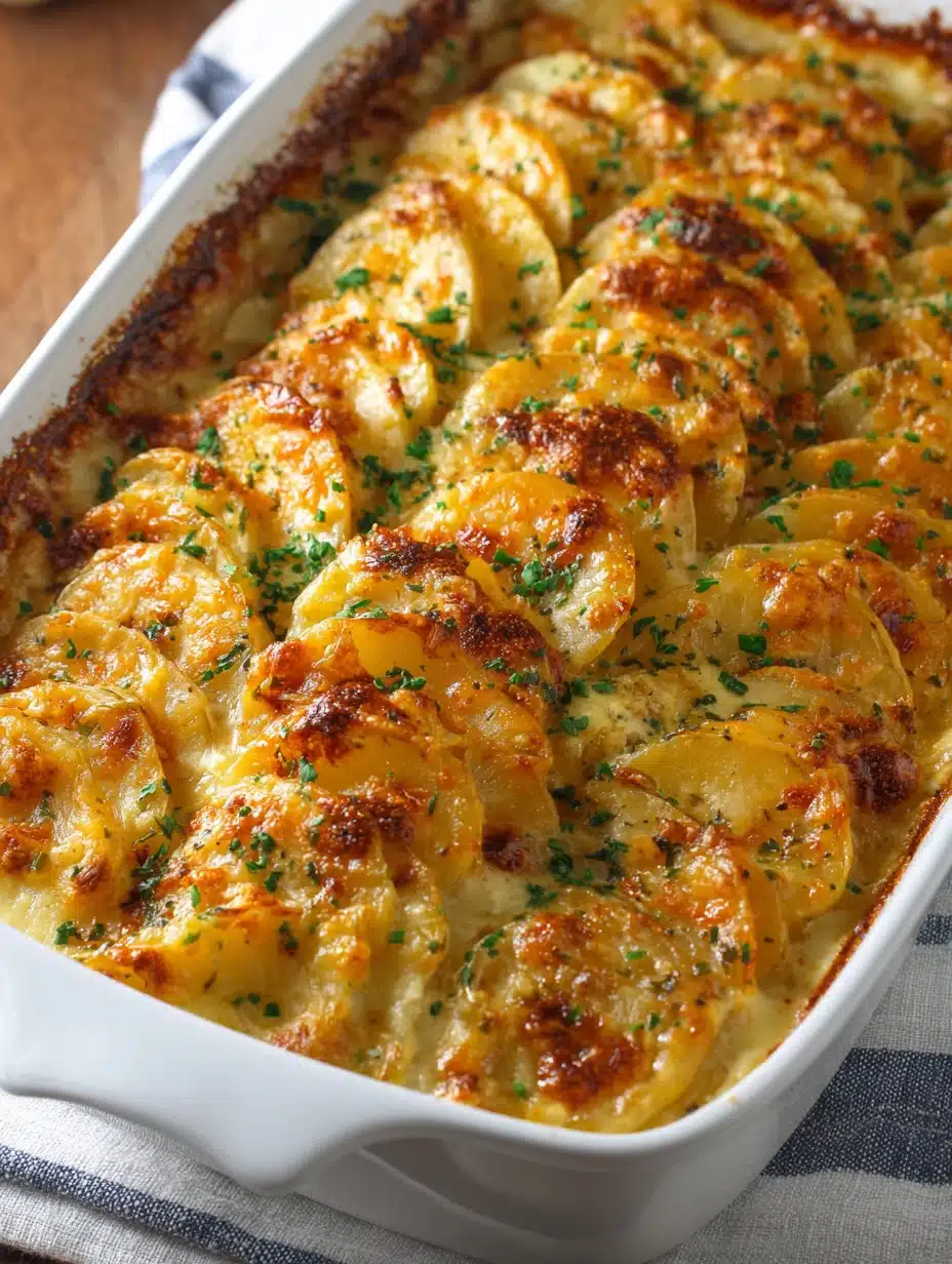 Cheesy Scalloped Potatoes Recipe