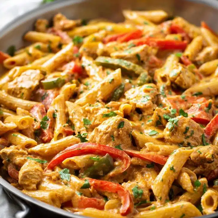 Chicken Fajita Pasta That’ll Brighten Up Your Dinner Table