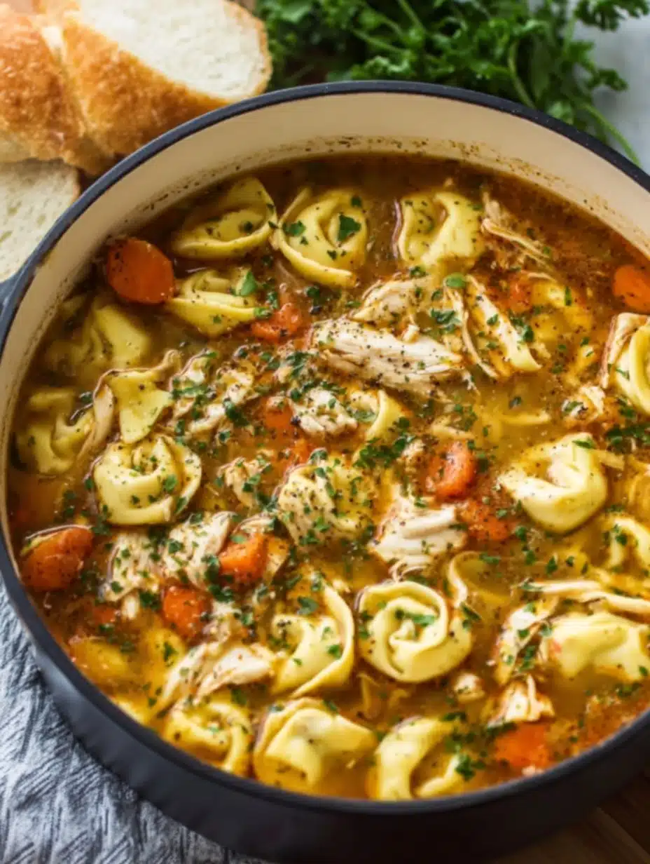 Chicken Tortellini Soup Recipe