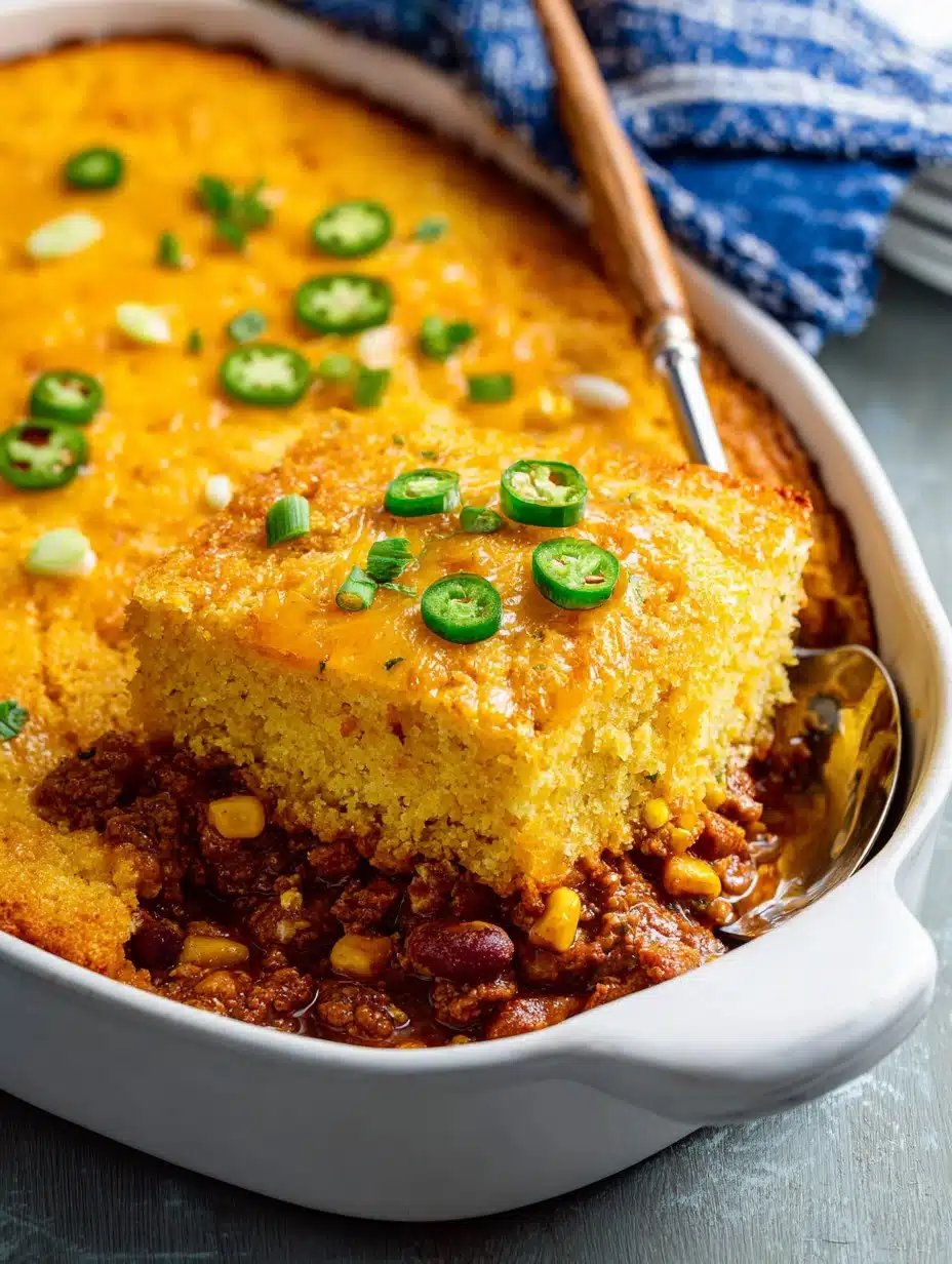 Chili Cornbread Casserole
