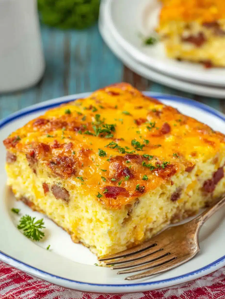 Cottage Cheese Breakfast Casserole
