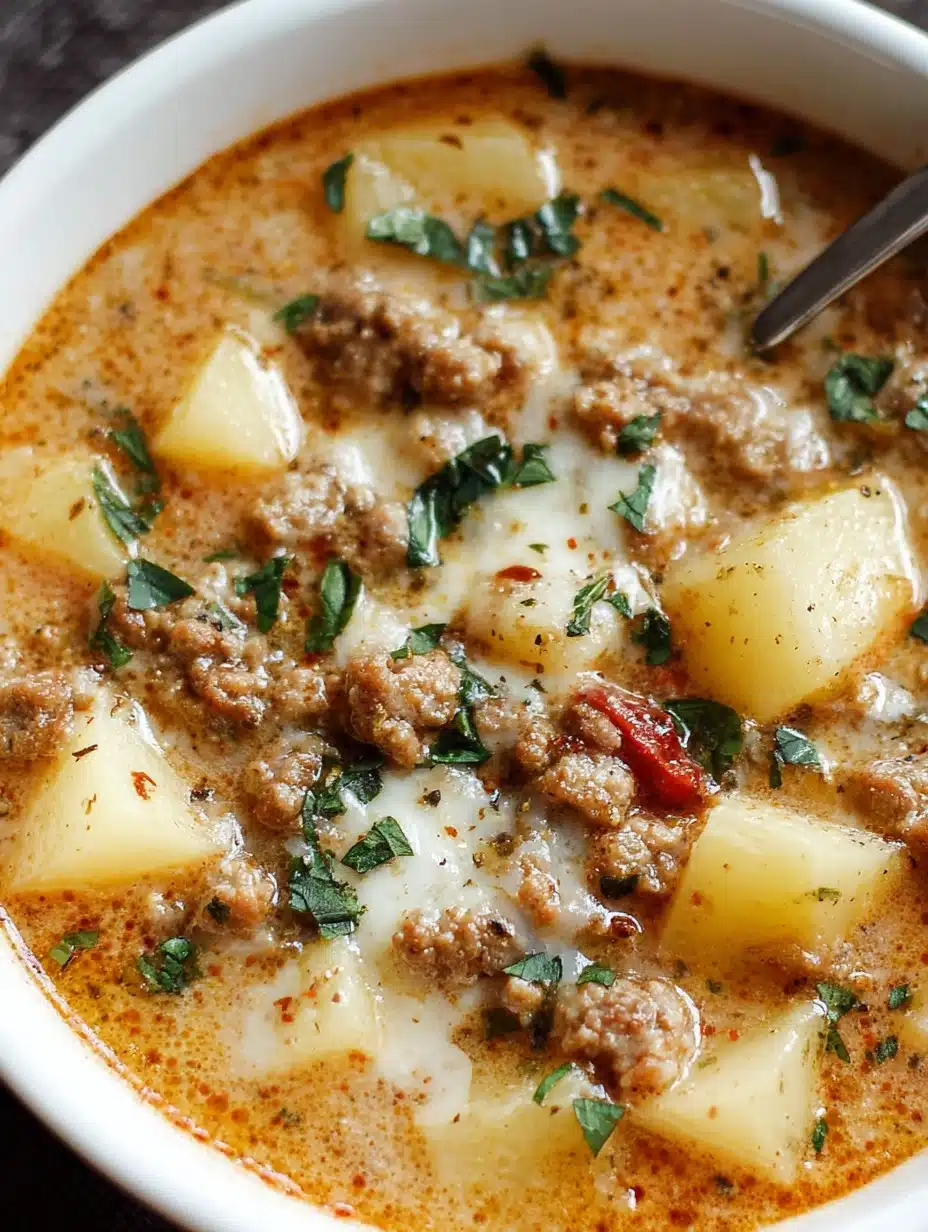 Cozy Italian Sausage and Potato Soup – Easy & Hearty!