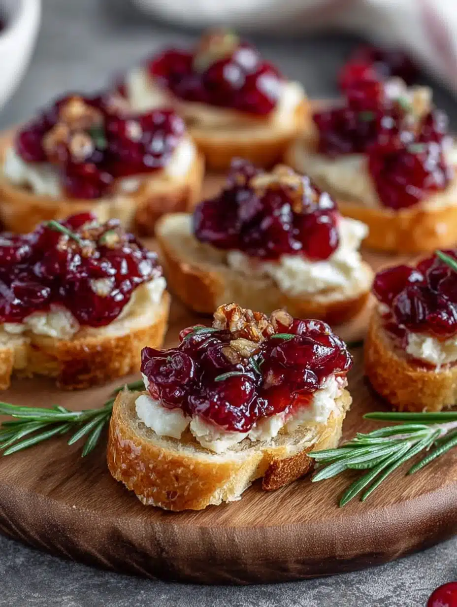 Cranberry Brie Bites