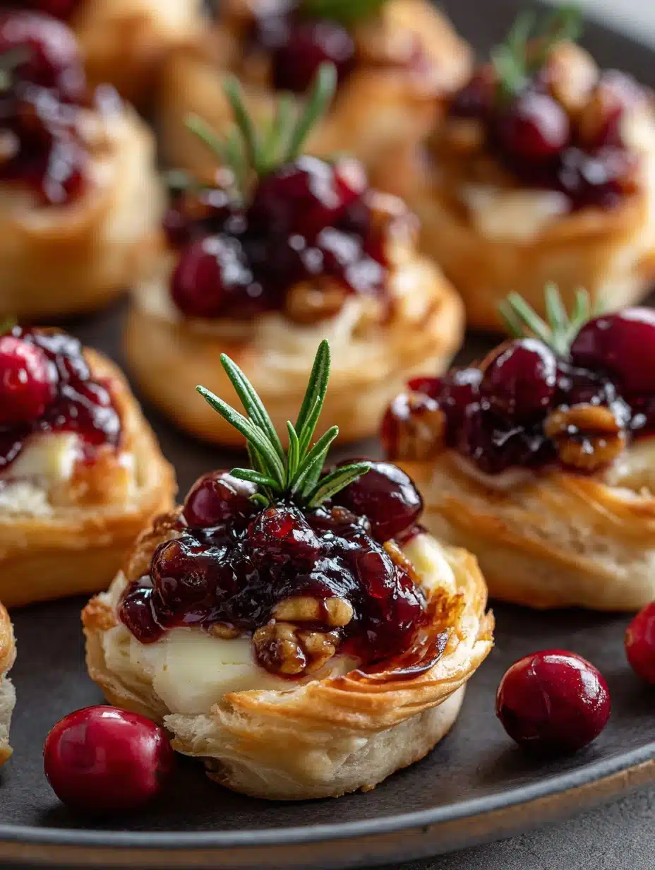 Cranberry Brie Bites