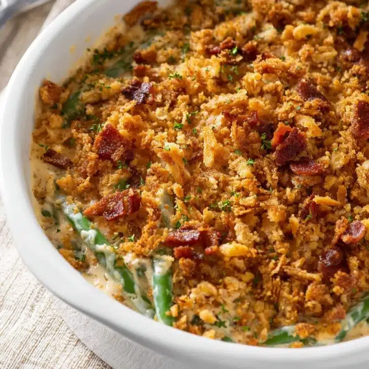 Cream Cheese and Bacon Green Bean Casserole: My Best Ever Recipe