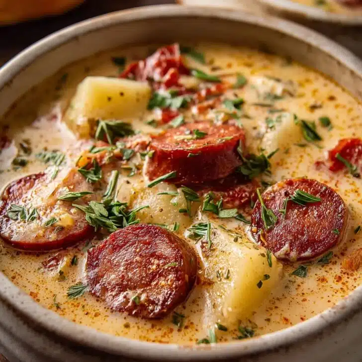Creamy Cajun Potato Soup with Andouille Sausage Recipe Guide