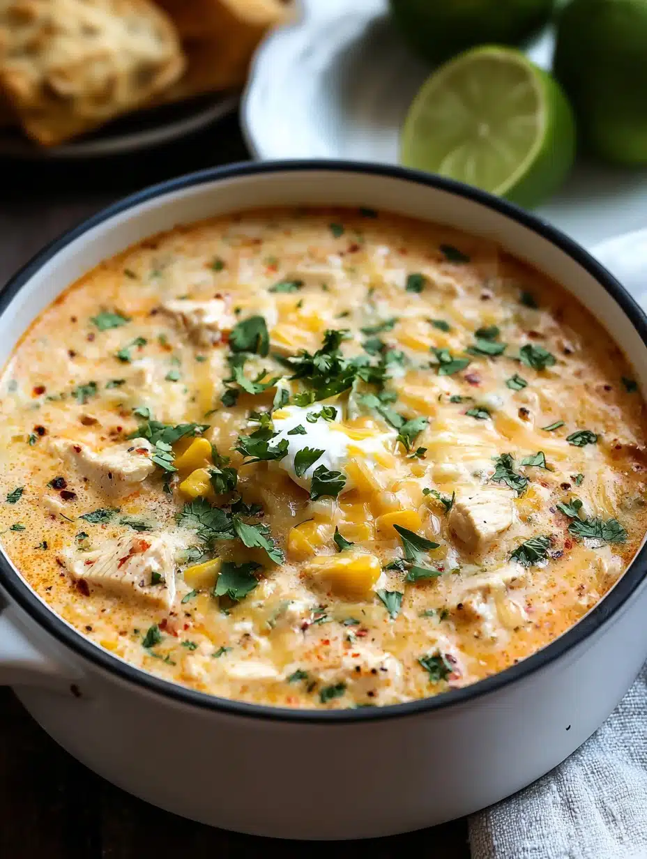 Creamy Chicken Enchilada Soup