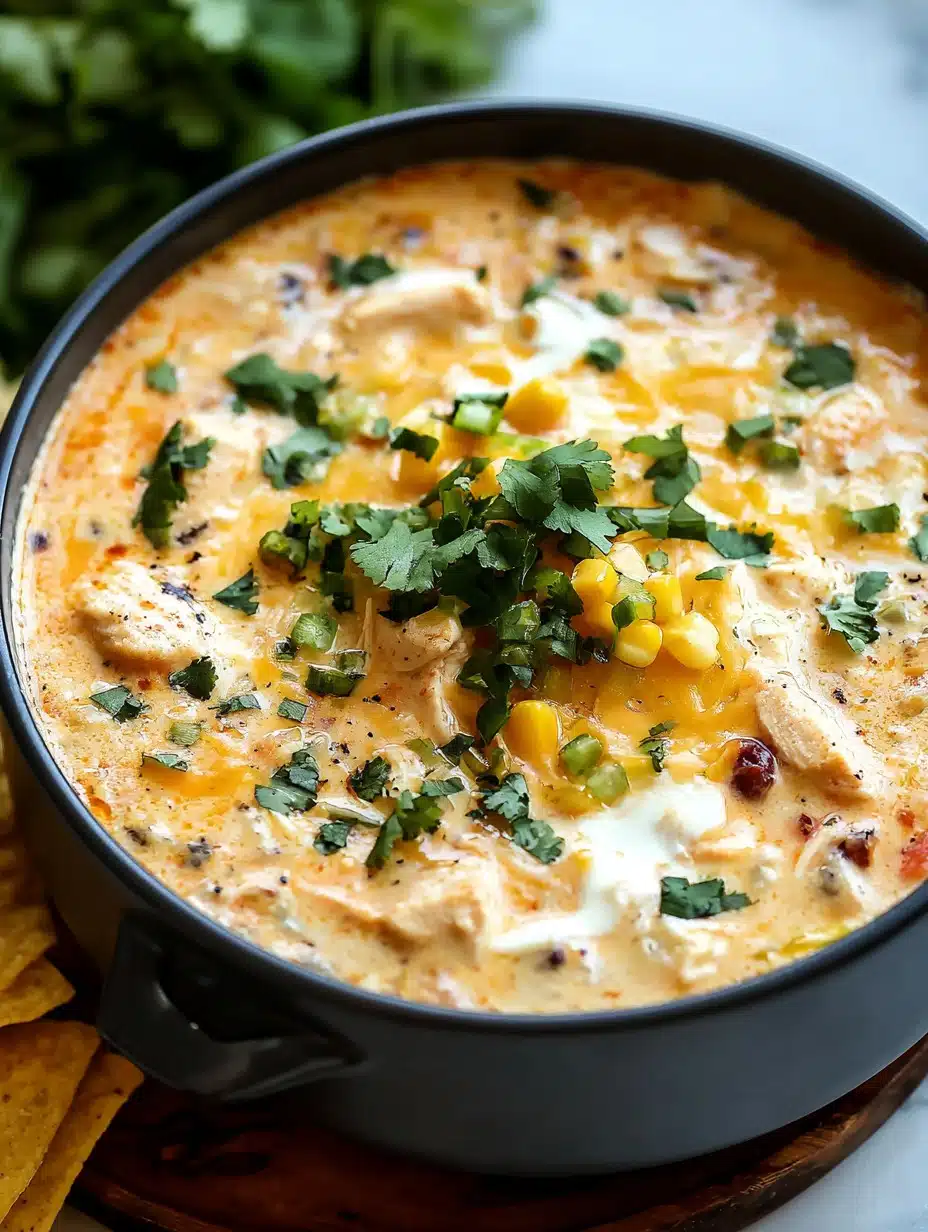 Creamy Chicken Enchilada Soup