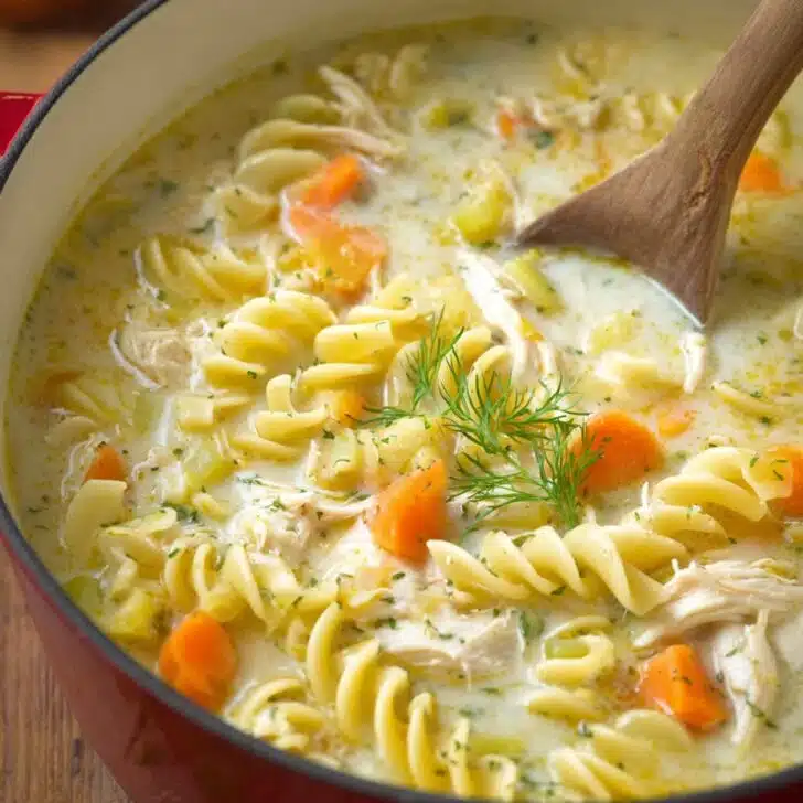 Creamy Chicken Noodle Soup Recipe: My Go-To Cozy Bowl