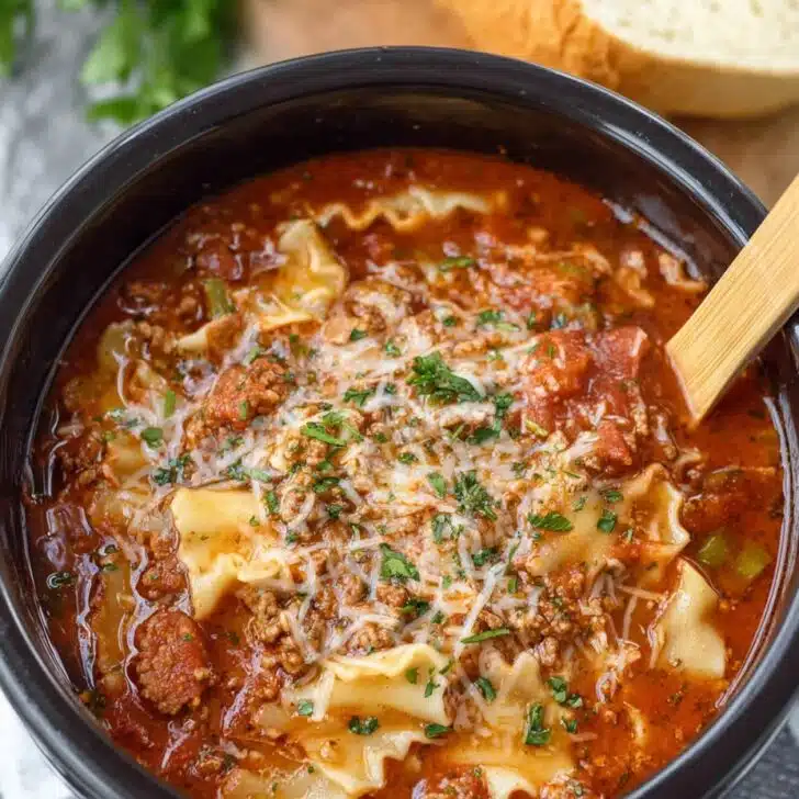 Crock pot Lasagna Soup Recipe for Busy Evenings