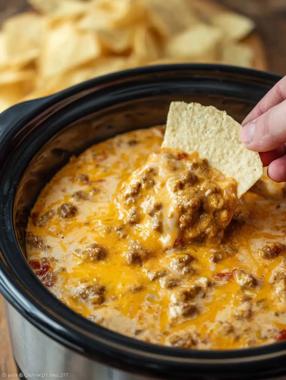 Crock pot Sausage Cheese Dip Recipe