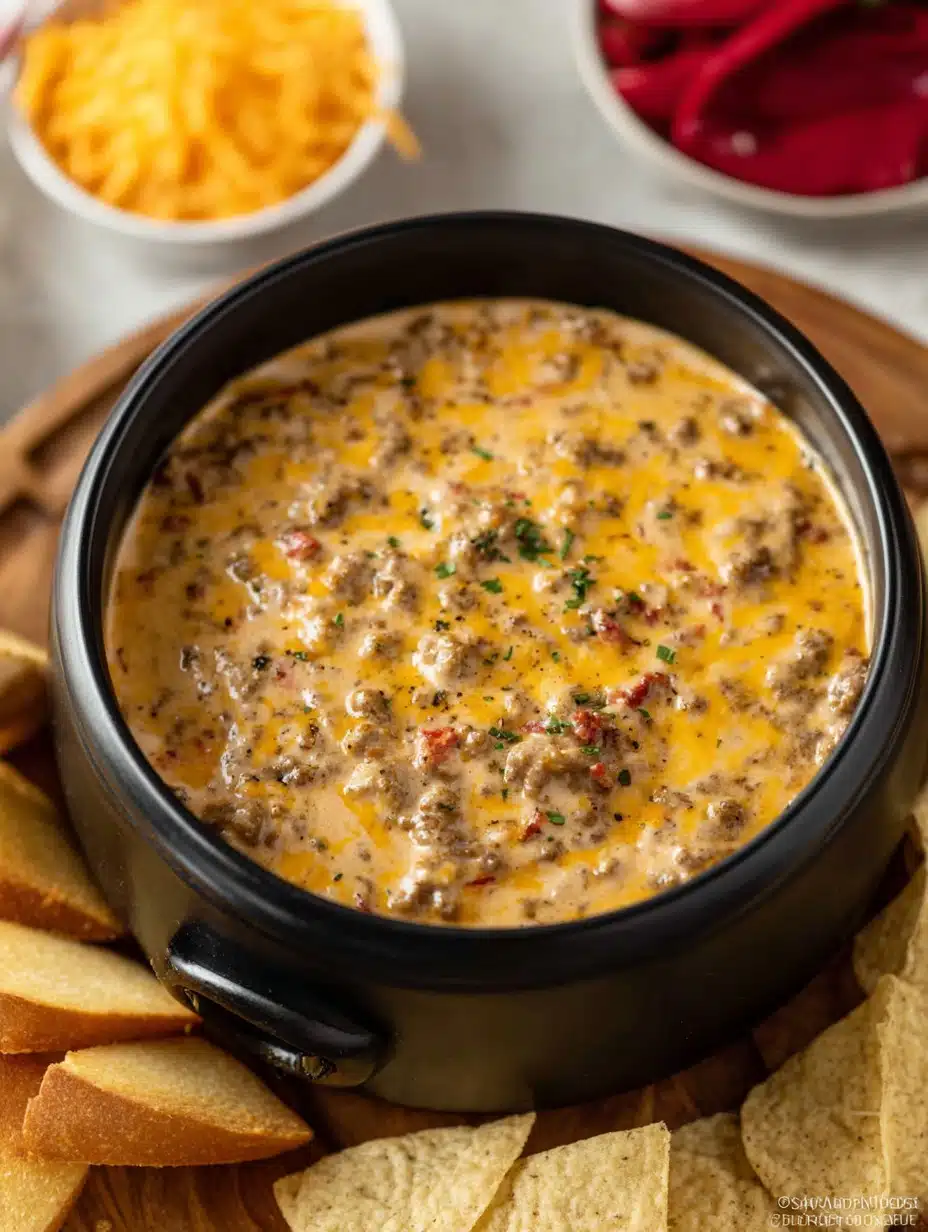 Crock pot Sausage Cheese Dip Recipe