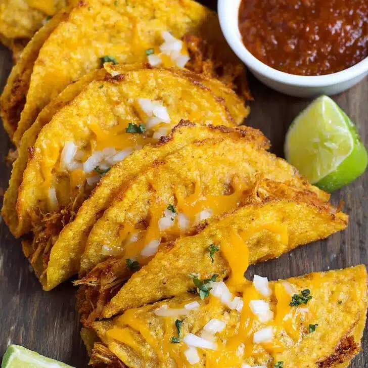 Easy Cheesy Crispy Chicken Tacos: My Laid-Back Family Favorite