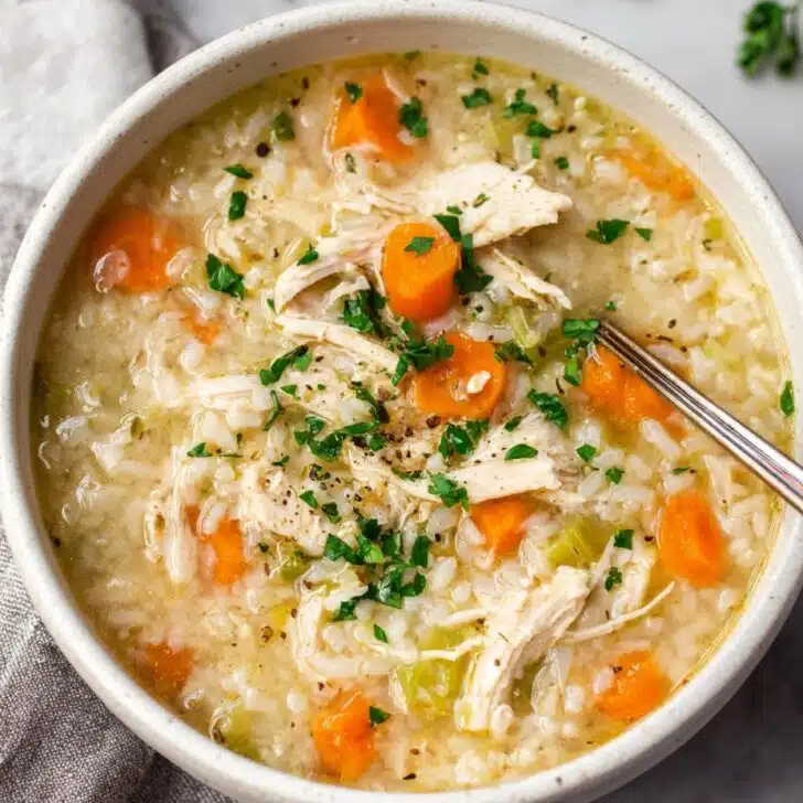 Easy Chicken and Rice Soup – My Go-To Simple Comfort Meal