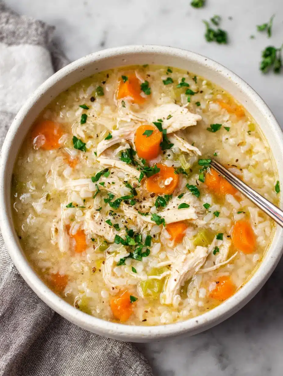 Easy Chicken and Rice Soup