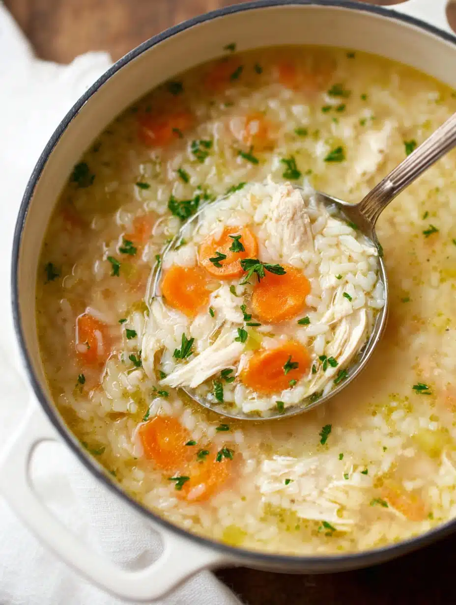 Easy Chicken and Rice Soup