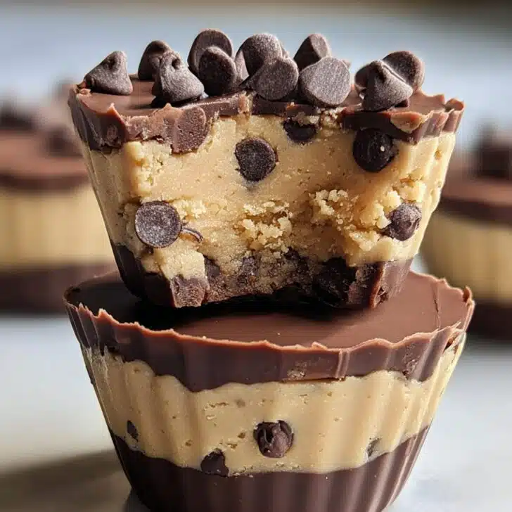 Easy Chocolate Chip Cookie Dough Cups: A Cozy Treat You’ll Love