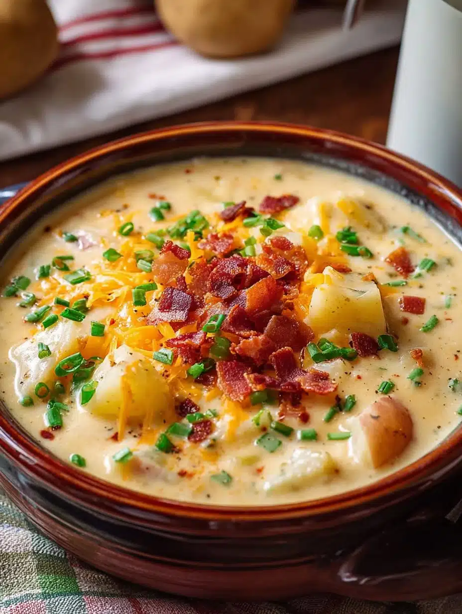 Easy Crock Pot Crack Potato Soup