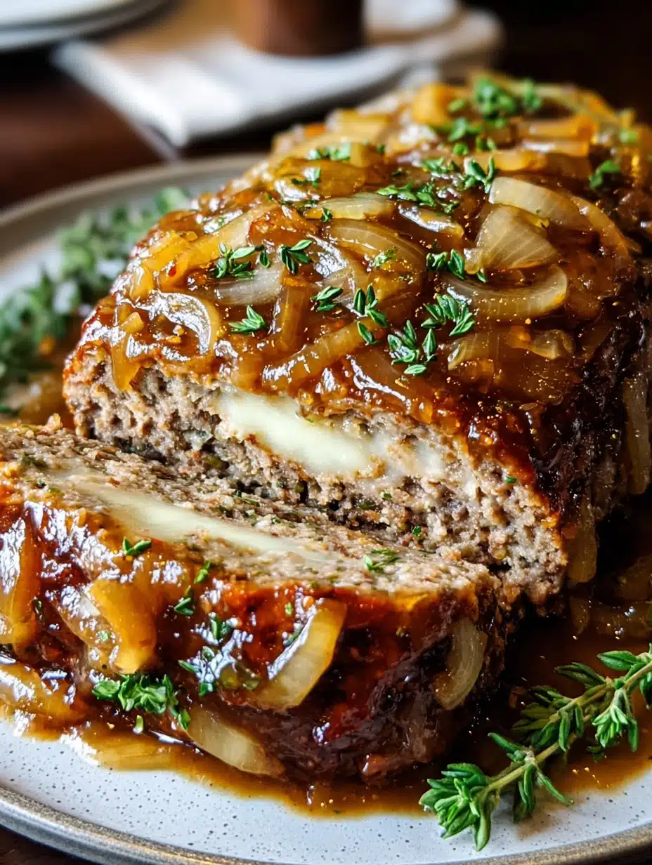 Easy French Onion Meatloaf