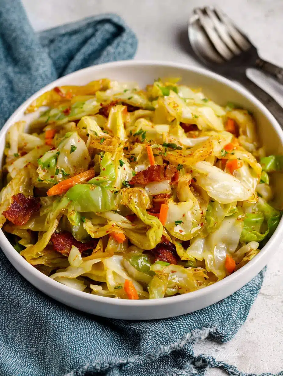 Easy Fried Cabbage