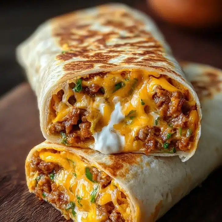 Easy Grilled Cheese Burrito (Taco Bell Copycat) at Home