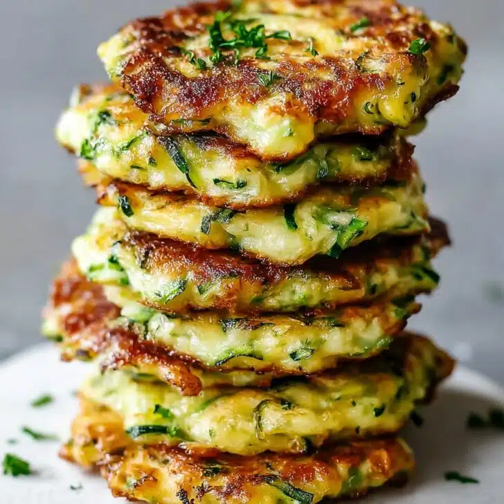 Easy Low-Mess Cheesy Zucchini Fritters for Toddlers First Bites
