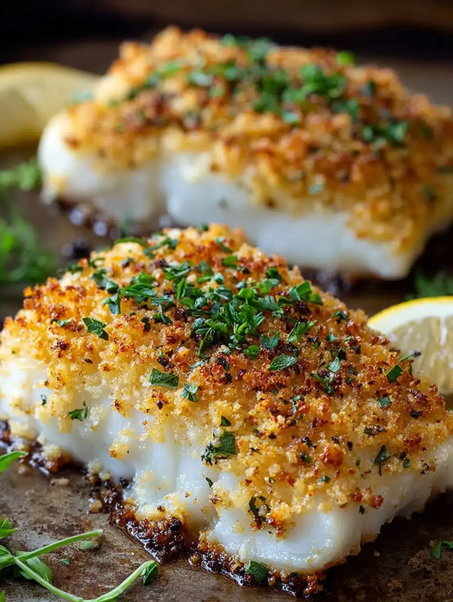 Easy Oven-Baked Cod with Parmesan Crust