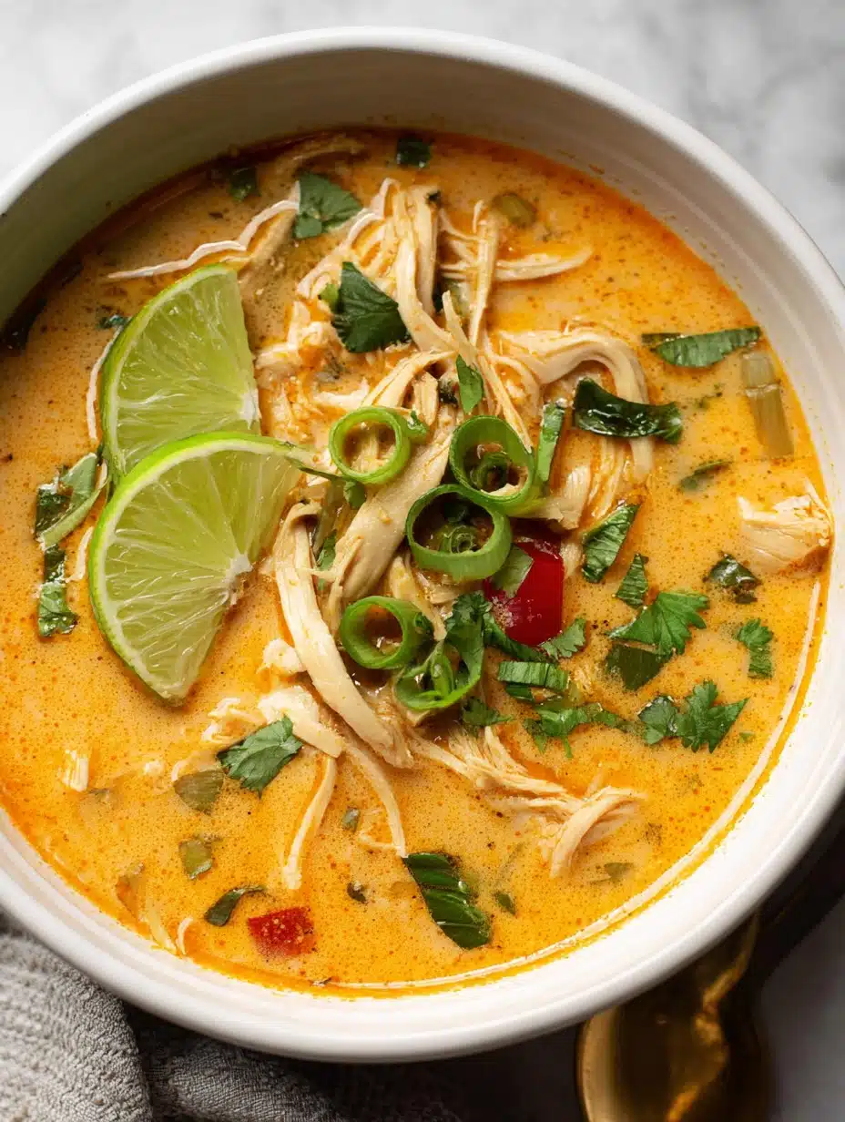 Easy Thai Chicken Curry Soup