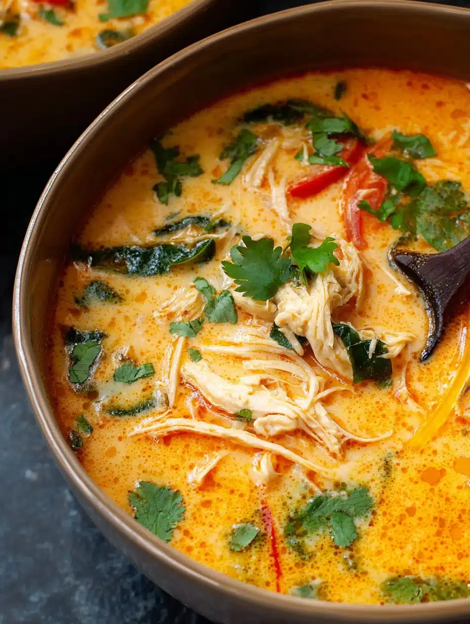 Easy Thai Chicken Curry Soup