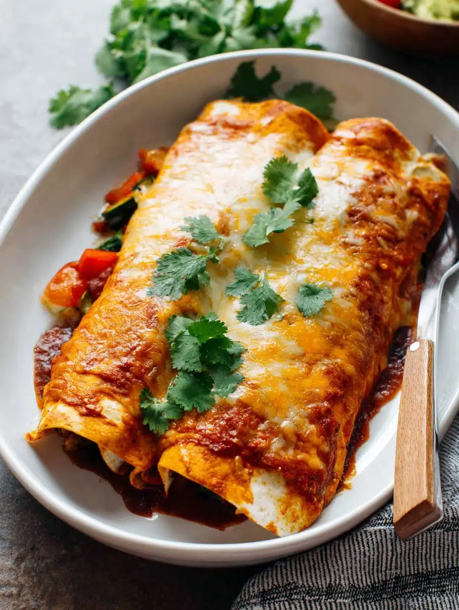 Easy Veggie Enchiladas