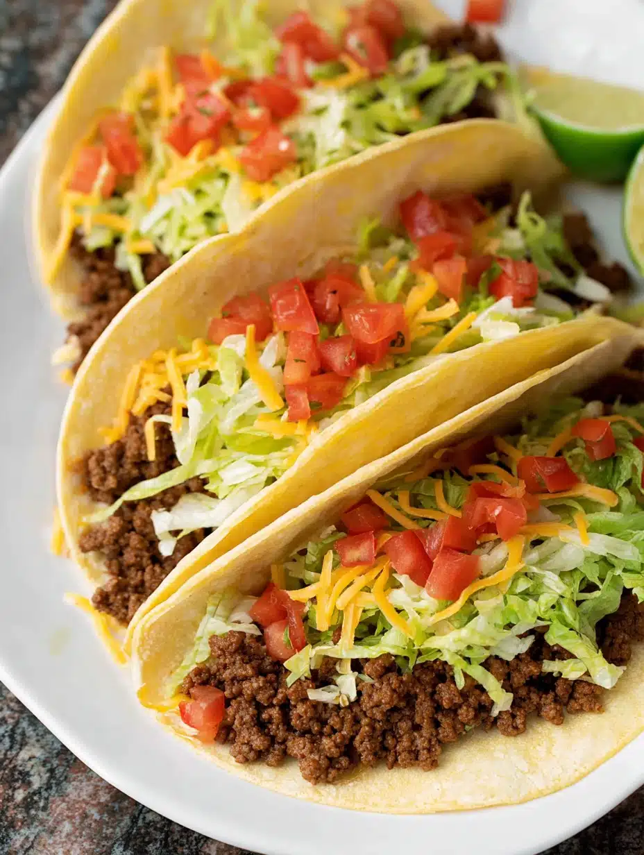 Ground Beef Soft Tacos