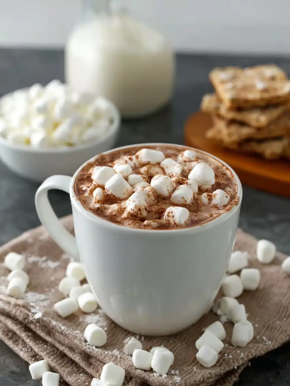 Homemade Hot Cocoa With Marshmallows