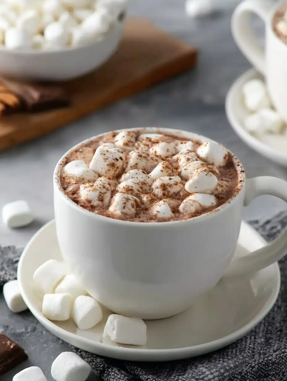 Homemade Hot Cocoa With Marshmallows