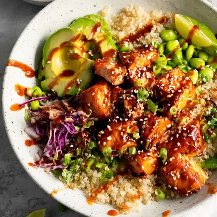 Honey Sriracha Salmon Bowls: My Go-To Quick Dinner Fix