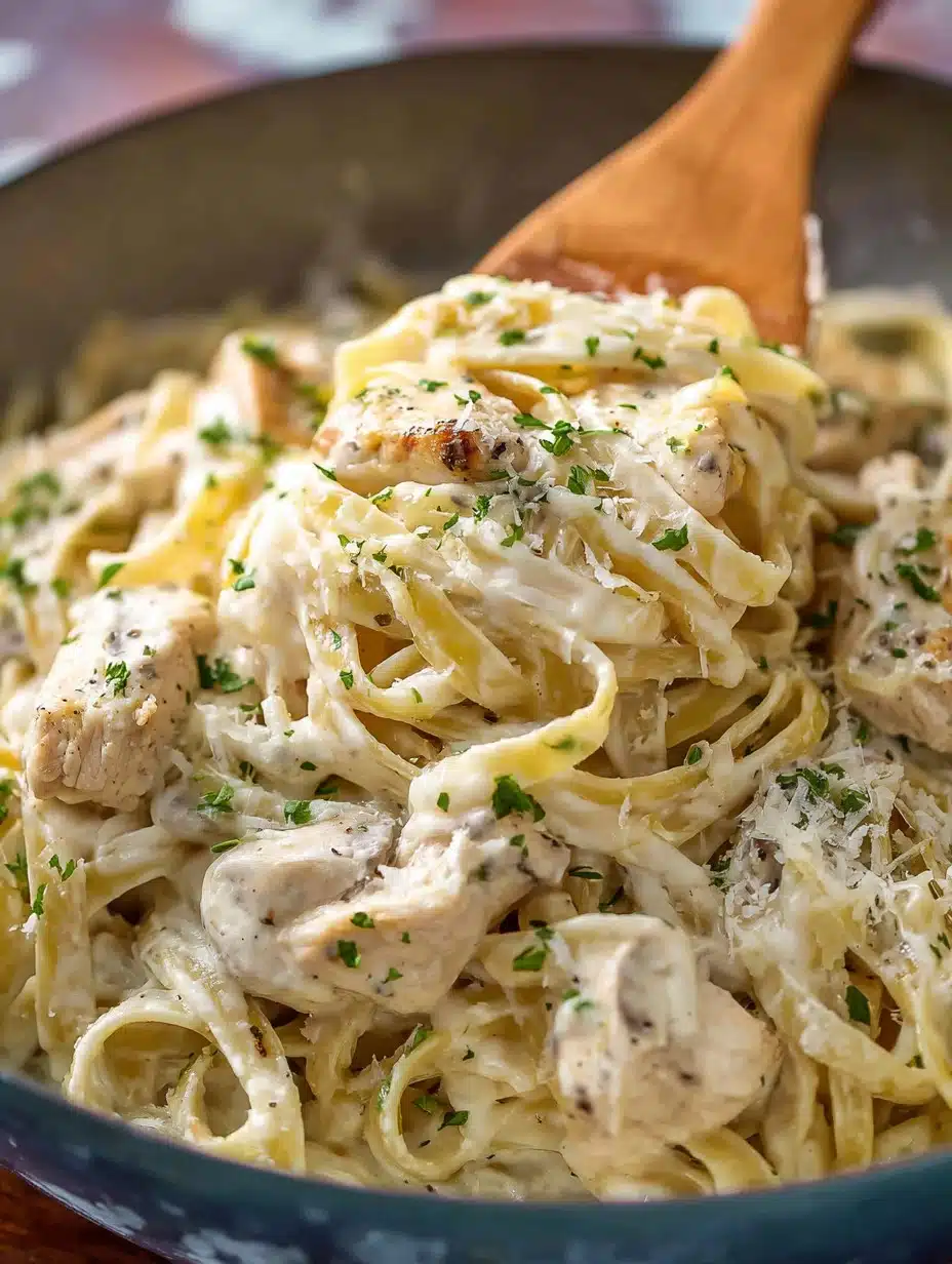 Mom’s Chicken Fettuccine Alfredo