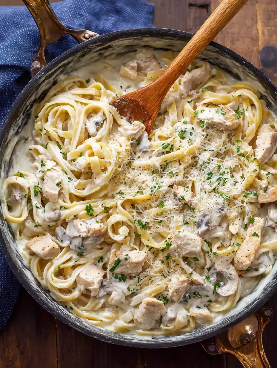 Mom’s Chicken Fettuccine Alfredo