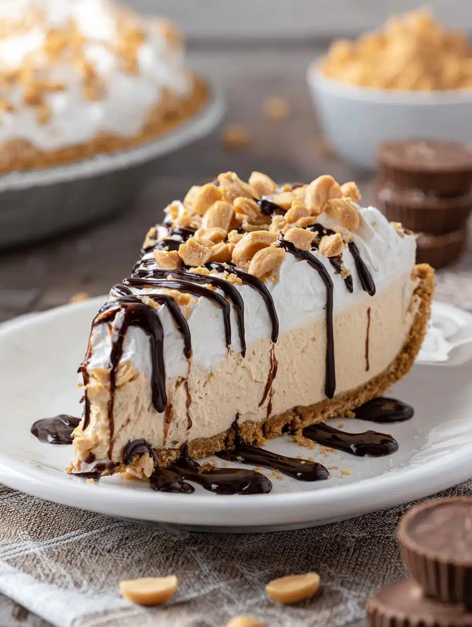 No Bake Peanut Butter Pie
