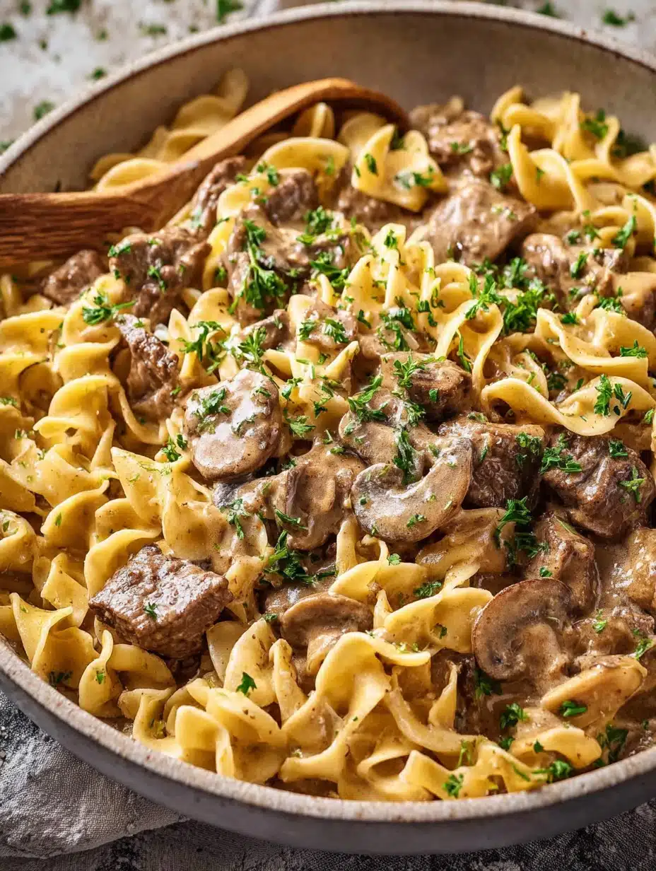 Old Fashioned Beef Stroganoff