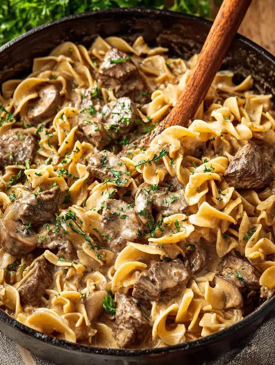 Old Fashioned Beef Stroganoff