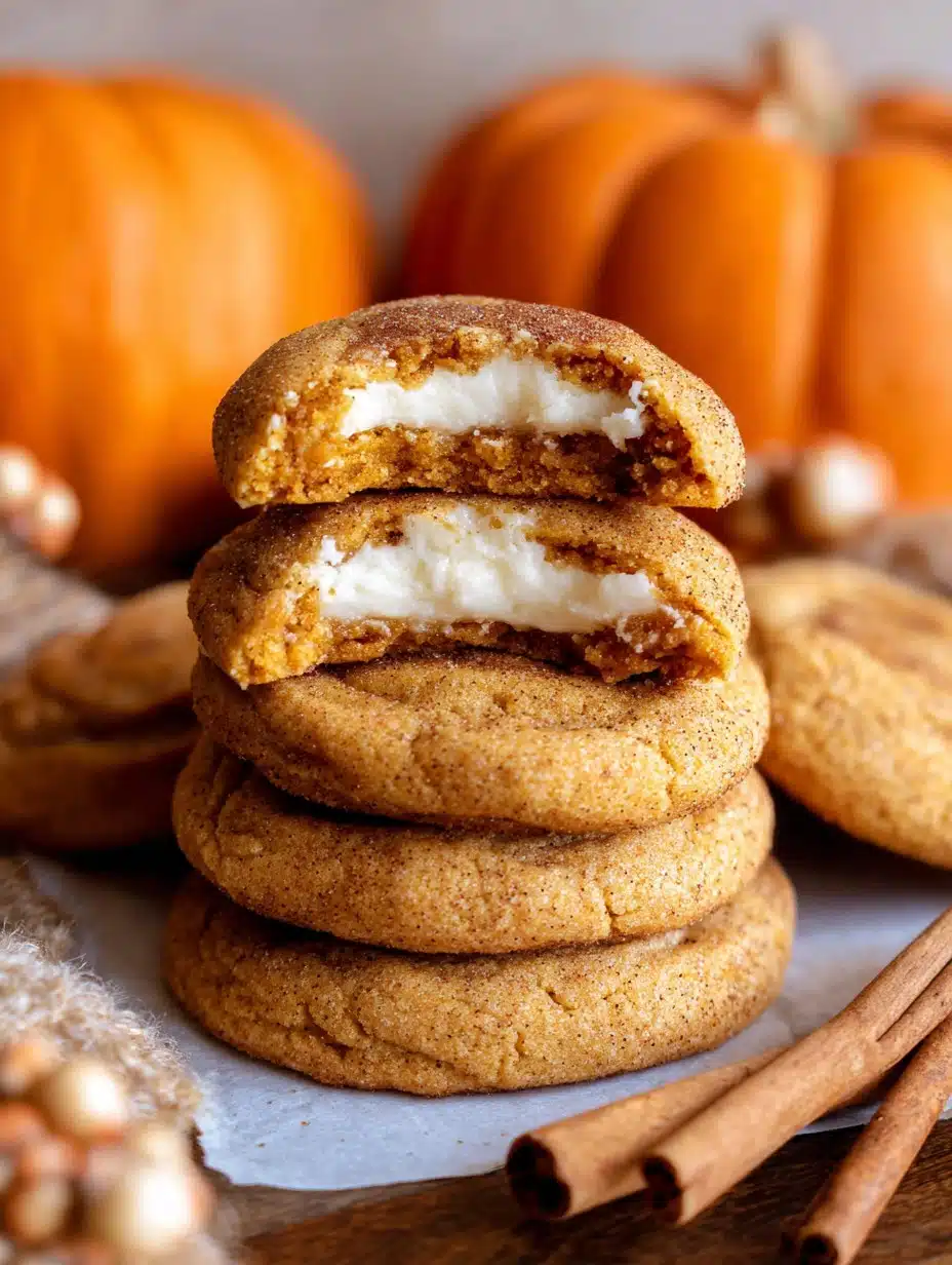 Pumpkin Cheesecake Cookies