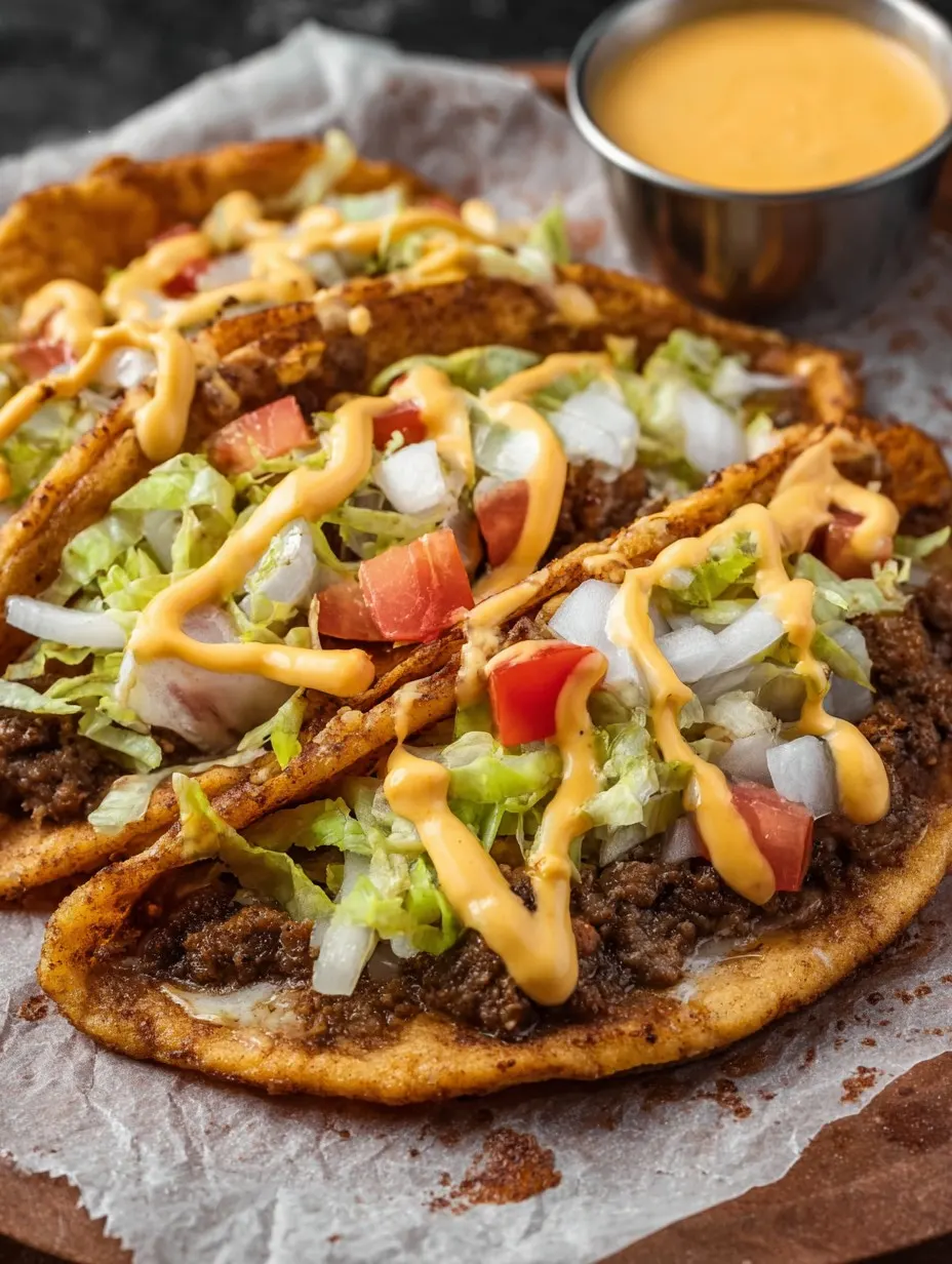 Smash Burger Tacos