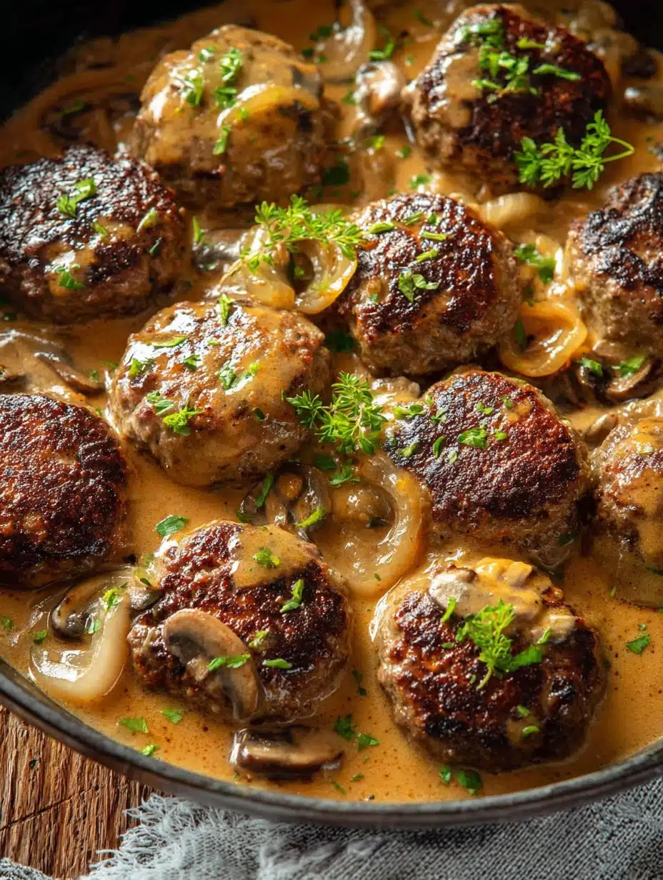 Smothered Rissoles