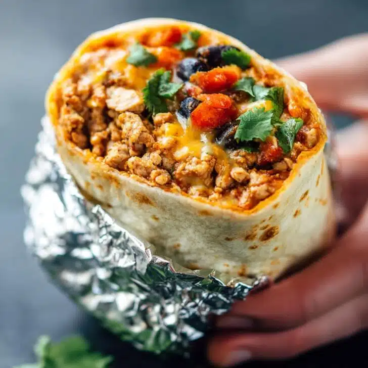 Spicy Chipotle Turkey Burritos (Make Ahead) for Busy Nights