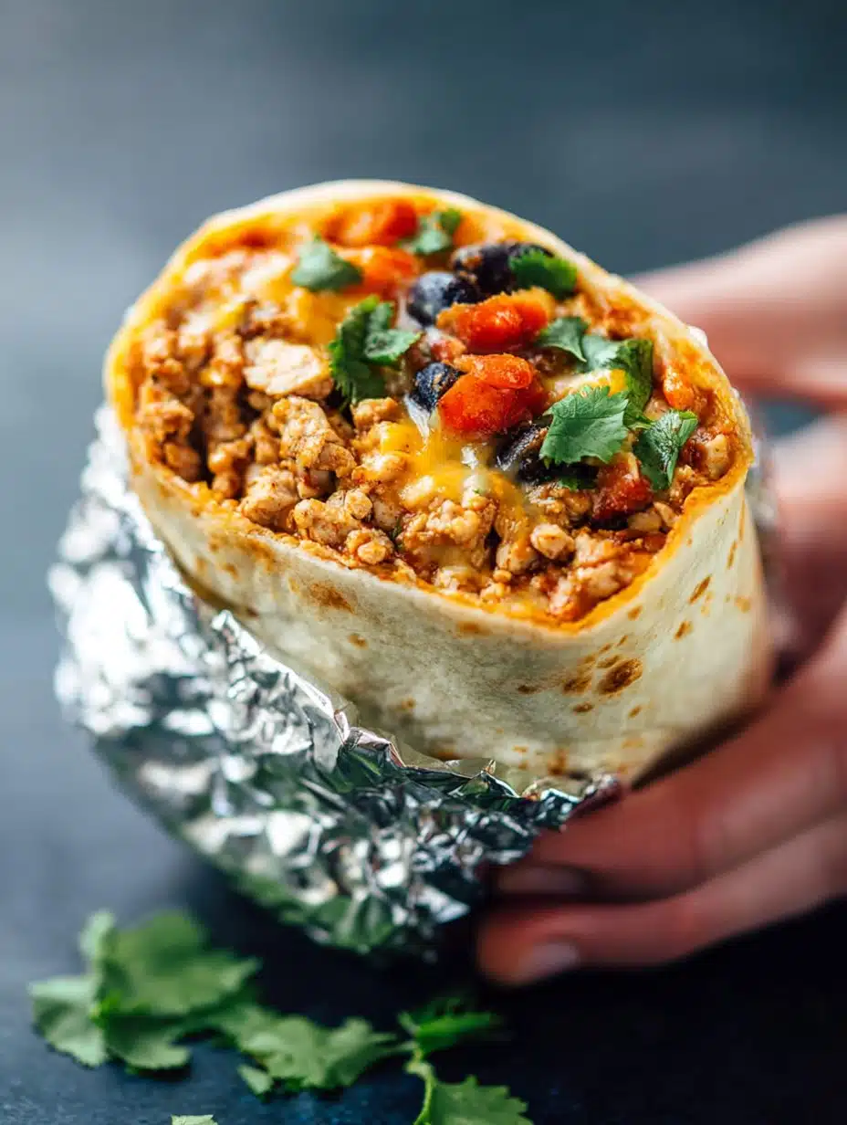 Spicy Chipotle Turkey Burritos (Make Ahead)