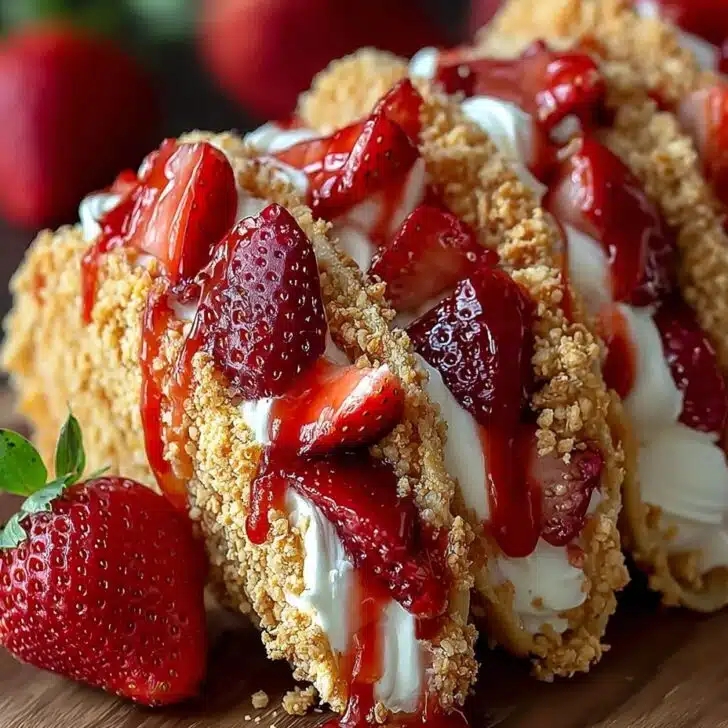 Strawberry Crunch Cheesecake Tacos Recipe Worth the Hype
