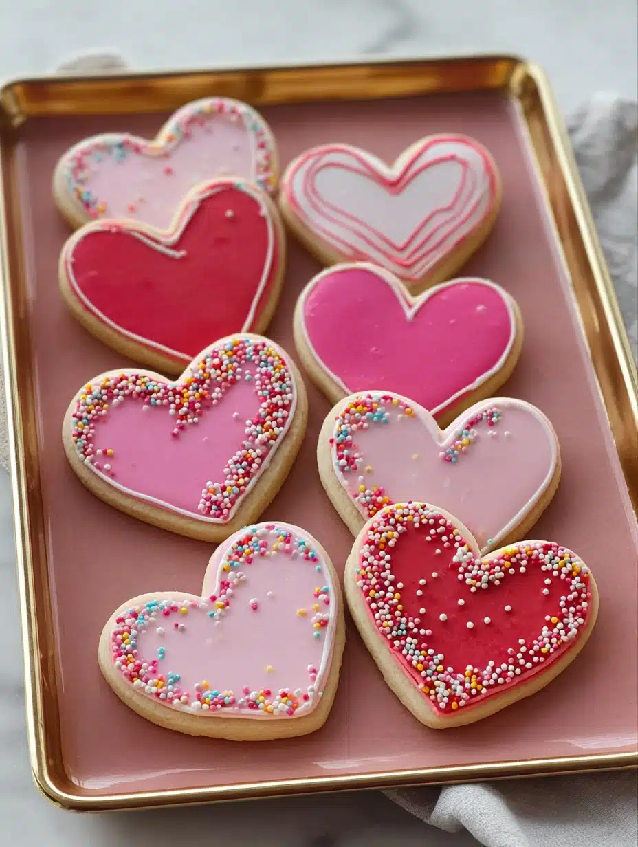 Valentine's Day Heart Cookies