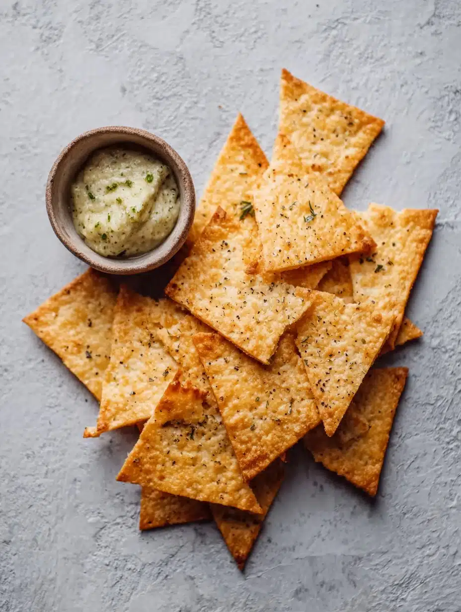 2 Ingredient Keto Crackers