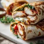 Air Fryer Chicken & Mozzarella Wraps: Quick, Easy & Cheesy