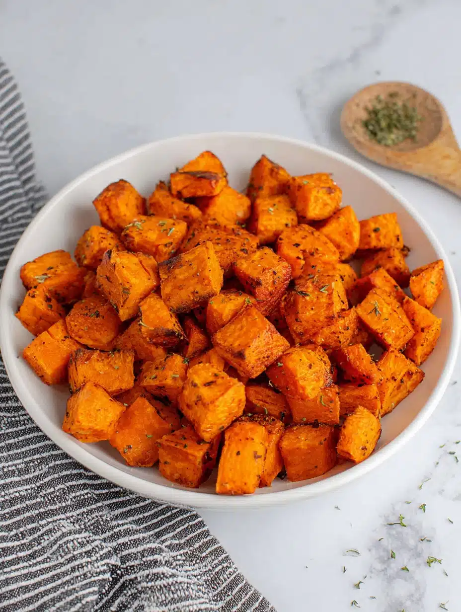 Air Fryer Sweet Potato Cubes